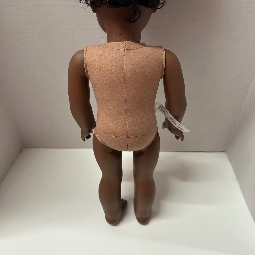 American Girl 18" Doll Dark Skin Brown Eyes Curly Hair TLC Nude - Picture 13 of 16